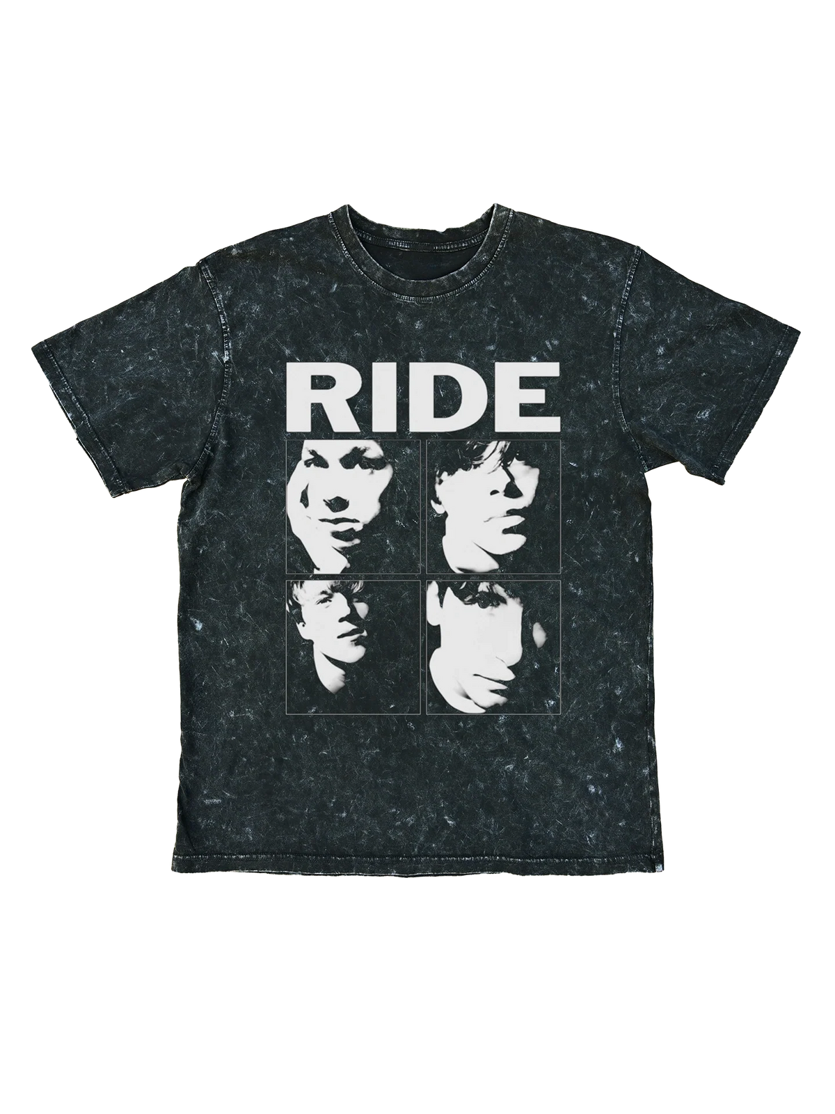 Leave Them All Behind - ミネラルウォッシュ ブラックTシャツ